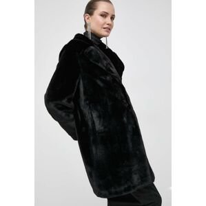 Kabát Blugirl Blumarine dámsky, čierna farba, prechodný