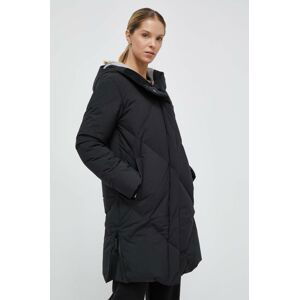 Páperová bunda Roxy dámska, čierna farba, zimná