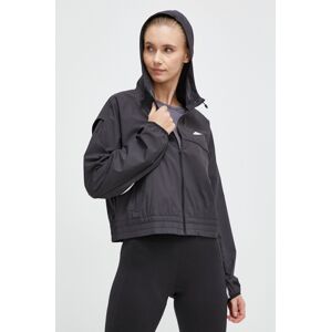 Vetrovka adidas Performance WIND.RDY Hyperglam čierna farba, prechodná, oversize