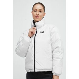 Obojstranná bunda Helly Hansen dámska, čierna farba, zimná, oversize