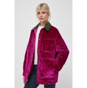 Obojstranná bunda MAX&Co. dámska, ružová farba, prechodná