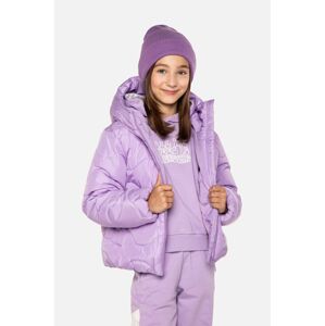 Detská bunda Lemon Explore ZL3152701OJG OUTERWEAR JESIEŃ GIRL fialová farba