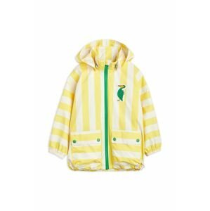 Detská bunda Mini Rodini žltá farba