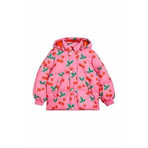 Detská bunda Mini Rodini ružová farba