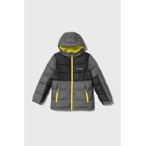 Detská bunda Columbia U Pike Lake II Hdd Jacke šedá farba