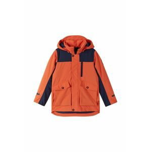 Detská bunda Reima Mainala oranžová farba