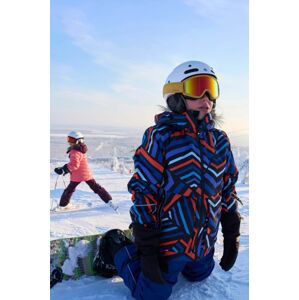 Detská lyžiarska bunda Reima Tirro oranžová farba