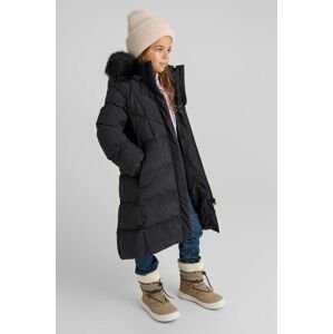 Detská zimná bunda Reima Siemaus čierna farba