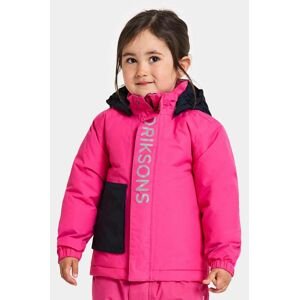 Detská zimná bunda Didriksons RIO KIDS JKT ružová farba