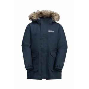 Detská bunda Jack Wolfskin COS BEAR 3IN1 čierna farba