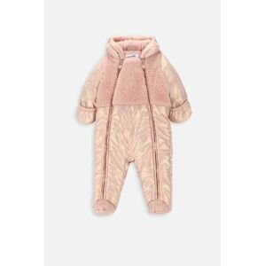 Overal pre bábätká Coccodrillo ZC3156202OGN OUTERWEAR GIRL NEWBORN ružová farba