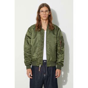 Bunda Alpha Industries MA-1 VF 59 pánska, zelená farba, prechodná