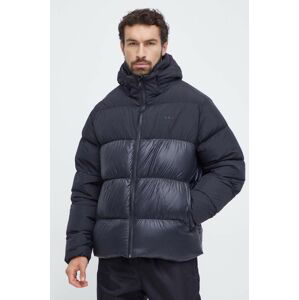 Páperová bunda adidas Originals Down Regen Hooded Puffer pánska, čierna farba, zimná, IL2572