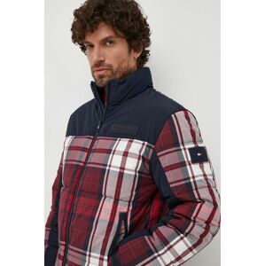 Bunda Tommy Hilfiger pánska, tmavomodrá farba, zimná