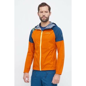 Športová bunda LA Sportiva Pocketshell hnedá farba