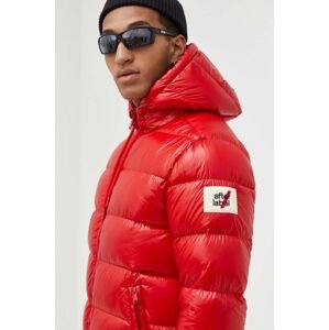 Páperová bunda After Label pánska, červená farba, zimná
