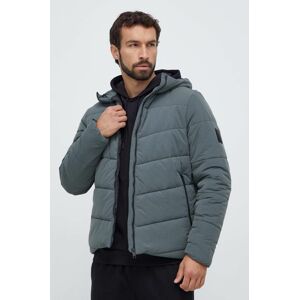 Bunda Jack Wolfskin pánska, šedá farba, zimná