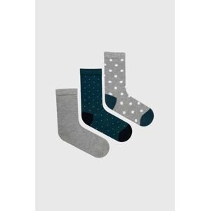Ponožky Pepe Jeans 3-pak dámske, šedá farba