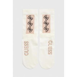 Ponožky Guess dámske, béžová farba