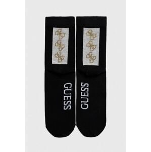 Ponožky Guess dámske, čierna farba