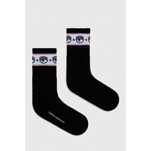Ponožky Chiara Ferragni dámske, čierna farba