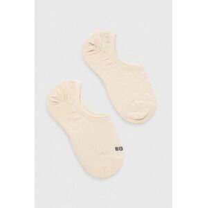 Ponožky BOSS dámske,béžová farba,50502060