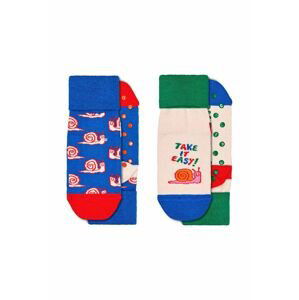 Detské ponožky Happy Socks Antislip Take It Easy Socks 2-pak