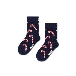 Detské ponožky Happy Socks Candy Cane Sock tmavomodrá farba