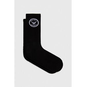 Ponožky Emporio Armani Underwear pánske, čierna farba
