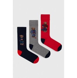 Ponožky Polo Ralph Lauren 3-pak pánske