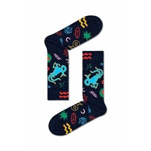 Ponožky Happy Socks Zodiac Capricorn tmavomodrá farba