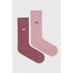 Ponožky United Colors of Benetton ružová farba