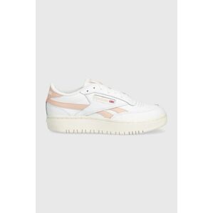 Tenisky Reebok Classic CLUB C biela farba