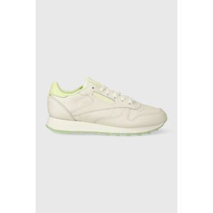 Kožené tenisky Reebok Classic CLASSIC LEATHER biela farba