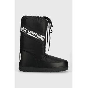 Snehule Love Moschino čierna farba, JA24032G1HISA000