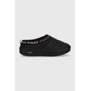 Papuče Pinko Garland čierna farba, 101625 A12N Z99