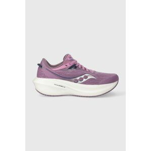 Bežecké topánky Saucony Triumph 21 fialová farba