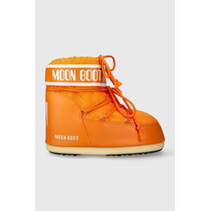 Snehule Moon Boot ICON LOW NYLON oranžová farba, 14093400.014