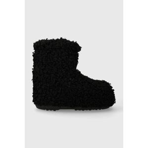 Snehule Moon Boot ICON LOW FAUX CURLY čierna farba, 14094500.001