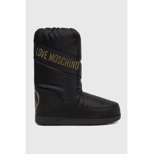 Snehule Love Moschino SKIBOOT20 čierna farba, JA24032G0HISY000