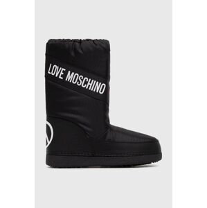 Snehule Love Moschino SKIBOOT20 čierna farba, JA24032G0HISA000