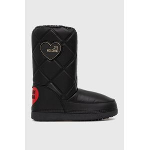 Snehule Love Moschino SKIBOOT20 čierna farba, JA24172G0HIT7000