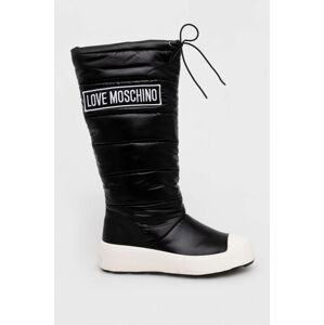 Snehule Love Moschino RACE50 čierna farba, JA15865H0HIN000A