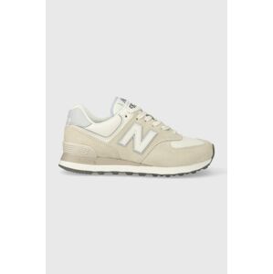 Tenisky New Balance WL574AA2 béžová farba