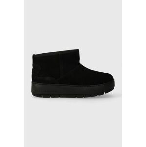 Semišové snehule Tommy Hilfiger COOL SUEDE SNOWBOOT čierna farba, FW0FW07662