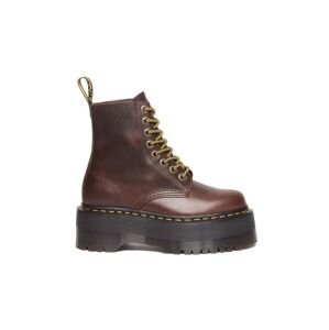 Kožené workery Dr. Martens 1460 Pascal Max dámske, hnedá farba, na platforme, DM31102201