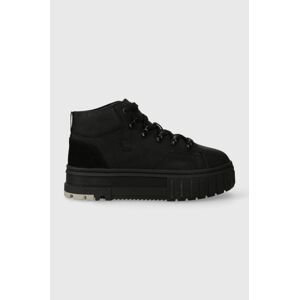 Topánky G-Star Raw LHANA MID TMB NUB čierna farba, 2341055706.BLK