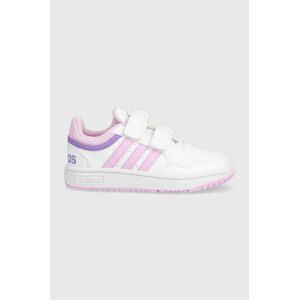 Detské tenisky adidas Originals HOOPS 3.0 CF C biela farba