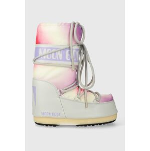 Detské snehule Moon Boot 14028400 MB ICON TIE DYE fialová farba