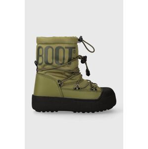 Detské snehule Moon Boot 34300500 MB JTRACK POLAR zelená farba